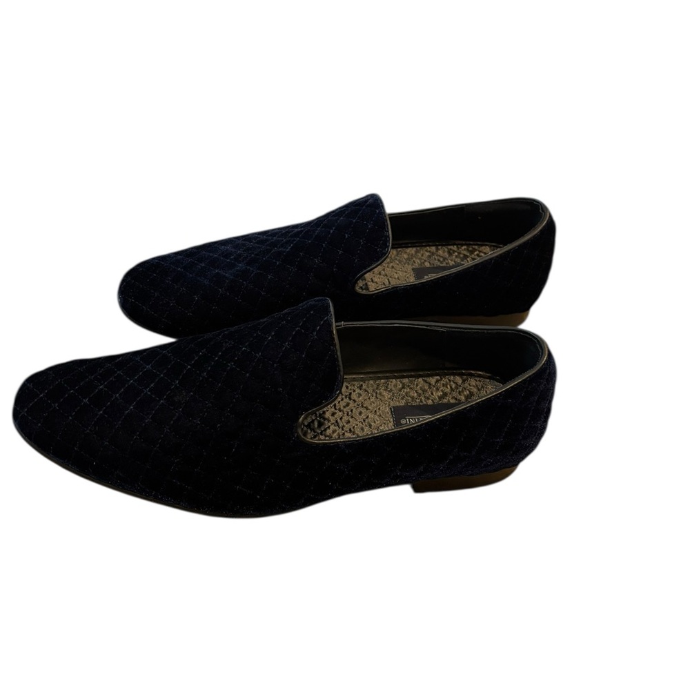Giorgio Brutini Chatwal Quilted Navy Slip-On Loafers Size 10.5